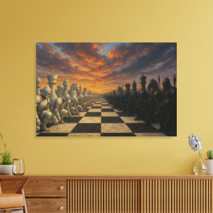 Leinwand Schach