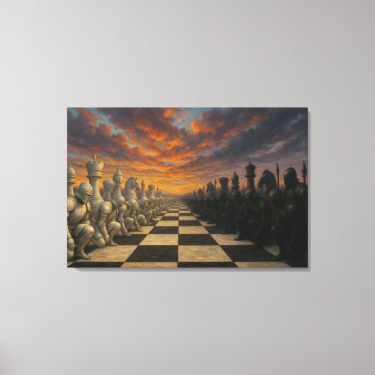 Leinwand Schach (Vorderseite)