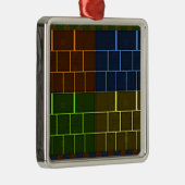 Leinwand Silbernes Ornament (Rechts)