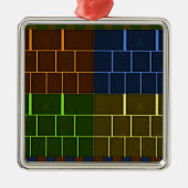 Leinwand Silbernes Ornament (Vorne)