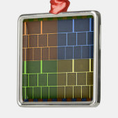 Leinwand Silbernes Ornament (Links)