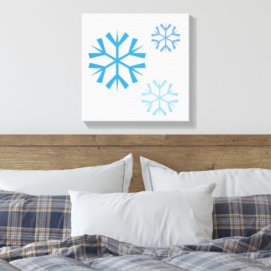 Leinwand Snowflake Art (Insitu (Schlafzimmer))