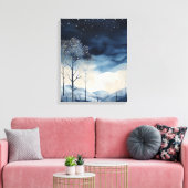 Leinwand Snowy Winter Landschaft Art (Insitu (Wohnzimmer))