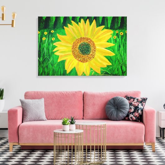 Leinwand Sonnenblumen (Insitu (Wohnzimmer))