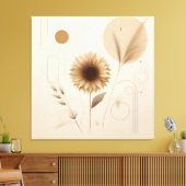 Leinwand Sonnenblumen | hell und fröhlich (Insitu (Wohnzimmer))