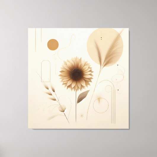 Leinwand Sonnenblumen | hell und fröhlich (Vorderseite)