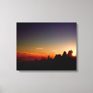 Leinwand Sonnenuntergang
