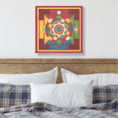 LEINWAND SQUARE - Mandala der 5 Elemente (Insitu (Schlafzimmer))