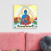 LEINWAND SQUARE - Medicine Buddha - Heilmeister (Insitu (Wohnzimmer))