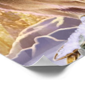 Leinwand "Sterne unter Schnee" Art Poster (Ecke)