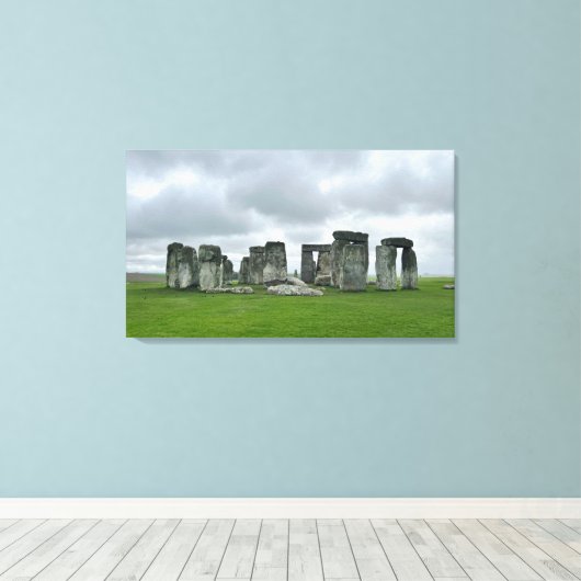 LEINWAND | Stonehenge 35" x 20" (Insitu (Holzboden))