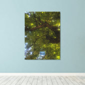 Leinwand (Sun Green Tree 3) RFPMDesign ©️ 2021/24 (Insitu (Holzboden))