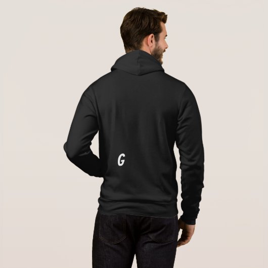 Leinwand Sweater Hoodie (Schwarz voll)