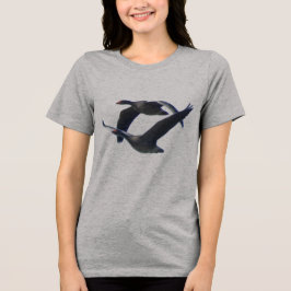 Leinwand-T - Shirt "Flying Gese Bella"