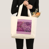Leinwand-Tasche, Dahlie # 151 Jumbo Stoffbeutel (Vorderseite (Produkt))