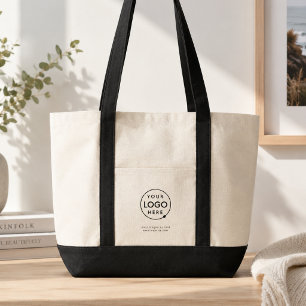 Leinwand-Tasche Individuelle Logo-Geschäftstasch Tragetasche