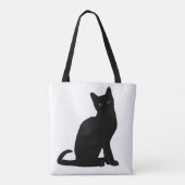 Leinwand Tasche Katzendesign (Rückseite)