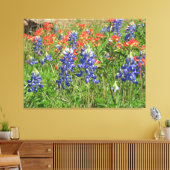 Leinwand Texas Wildblumen Bluebonnets Pinsel (Insitu (Wohnzimmer))