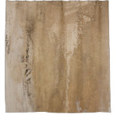 Leinwand Textur Künstleranstrich Duschvorhang (Vorderseite)