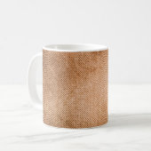Leinwand Textur Vintager Hintergrund. Vintag, alt, Kaffeetasse (Vorderseite Links)