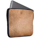 Leinwand Textur Vintager Hintergrund. Vintag, alt, Laptopschutzhülle (Vorne Rechts)