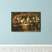 Leinwand The Mayflower Compact 1620 Jean Leon Ferr (Insitu (Holzboden))