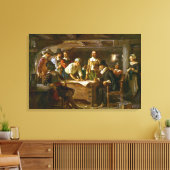 Leinwand The Mayflower Compact 1620 Jean Leon Ferr (Insitu (Wohnzimmer))