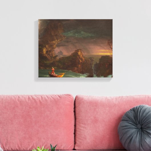 Leinwand The Voyage of Life, Manhood, Thomas Cole (Insitu (Wohnzimmer))