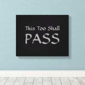 Leinwand "This too will pass" (Insitu (Holzboden))
