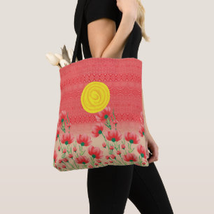 Leinwand Tote Beutel mit Zipper Lederleder-Tasch Tasche