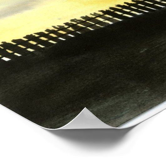 Leinwand Tybee Island Lighthouse Poster (Ecke)