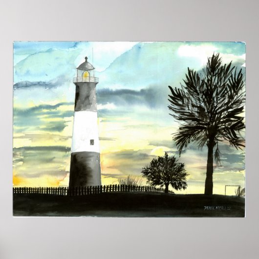 Leinwand Tybee Island Lighthouse Poster (Vorne)