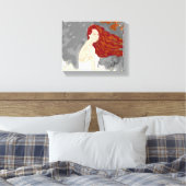 Leinwand: Über Sie nachdenken Leinwanddruck (Insitu (Schlafzimmer))