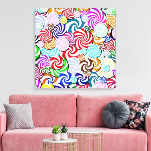 Leinwand - überzogen - Bonbons (Insitu (Wohnzimmer))