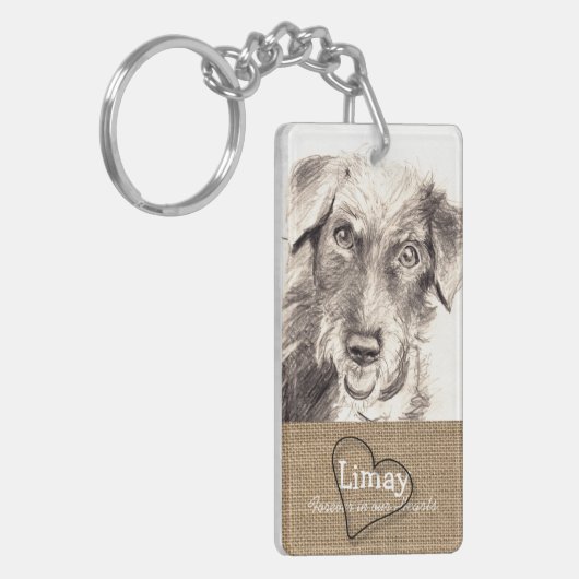 Leinwand-und Schlüsselanhänger (Vorderseite links)