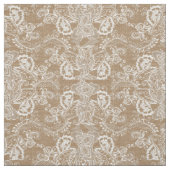 Leinwand-und Spitze-BlumenShabby Chic-Gewebe Stoff (Muster)