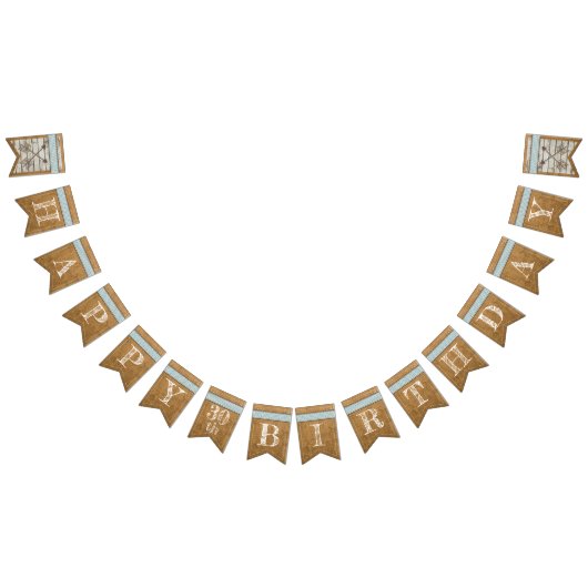 Leinwand und Zickzack alles- Gute zum Wimpelkette (Alle)