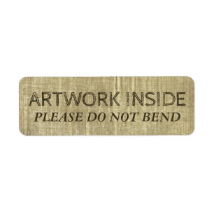 Leinwand verstopft keine Grungy Artwork Warnung