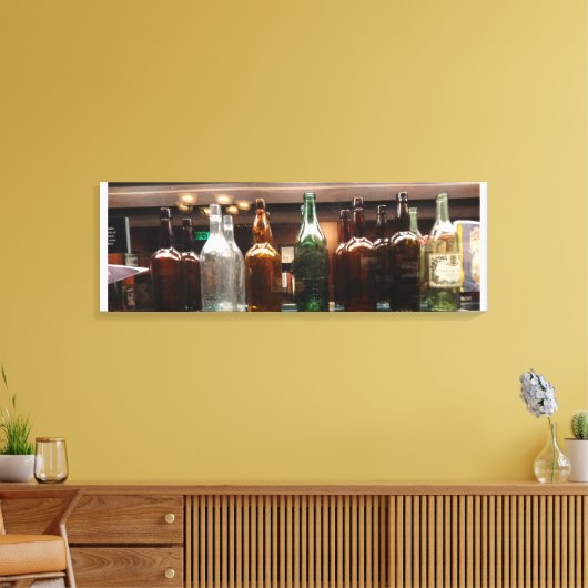 Leinwand Vintag Liquor Flaschen (Insitu (Wohnzimmer))