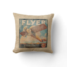 Leinwand-Vintages Flugzeug