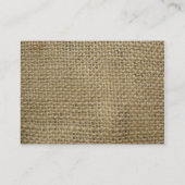 Leinwand Visitenkarte (Rückseite)