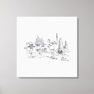 Leinwand von Alien Abduction Site