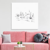 Leinwand von Alien Abduction Site (Insitu (Wohnzimmer))