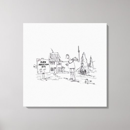 Leinwand von Alien Abduction Site (Vorderseite)