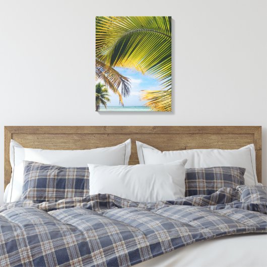 Leinwand von Beach Palms (Insitu (Schlafzimmer))