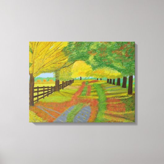 Leinwand von Blätter im Herbst (Vorderseite)