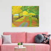 Leinwand von Blätter im Herbst (Insitu (Wohnzimmer))