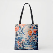 Leinwand von Blume in Vollblut Tasche (Vorderseite)