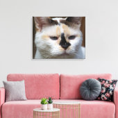 Leinwand von Cream Calico 20"x16" (Insitu (Wohnzimmer))