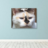 Leinwand von Cream Calico 20"x16" (Insitu (Holzboden))